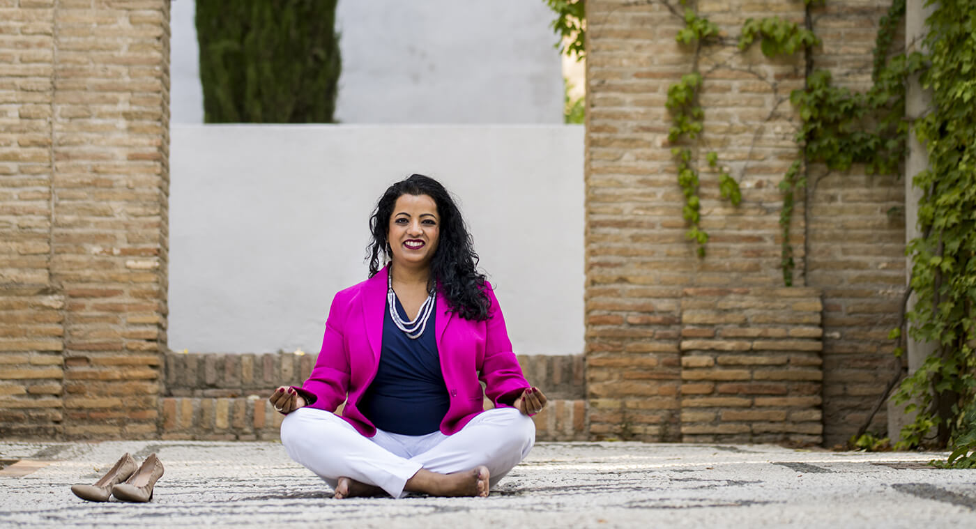 jagriti doing yoga